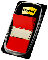 Post-it Index haftmarkers, 25,4 × 43,2 mm, oranje, 50 stuks