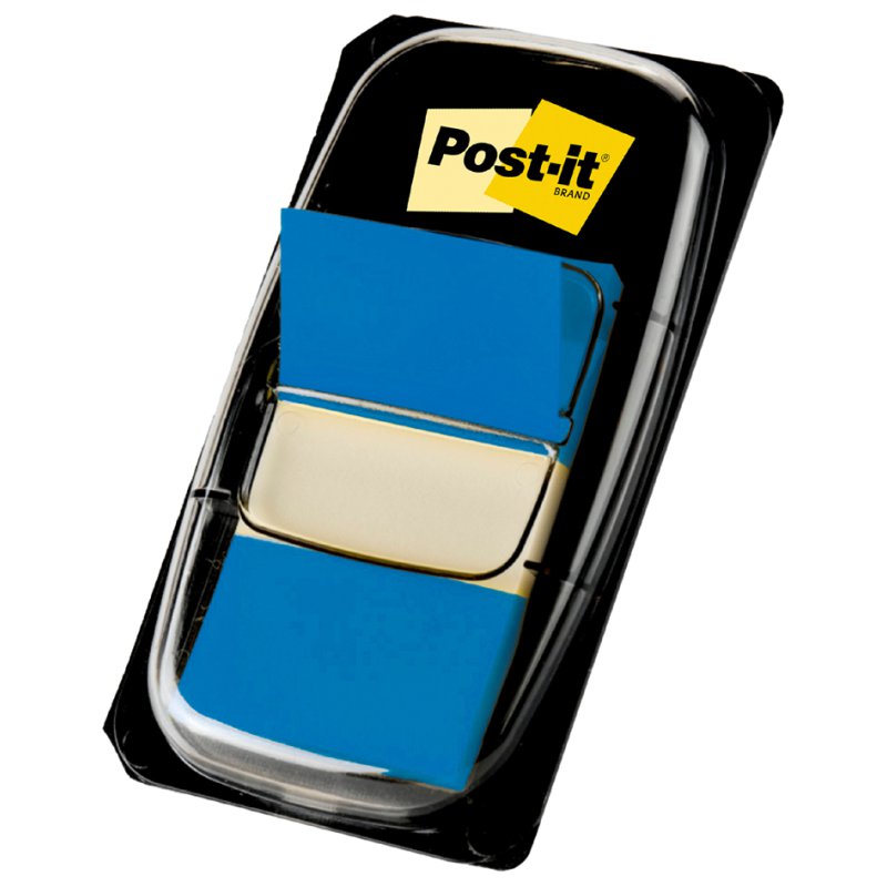 Post-it Index marqueurs adhésifs, 25,4 × 43,2 mm, turquoise, 50 pièces