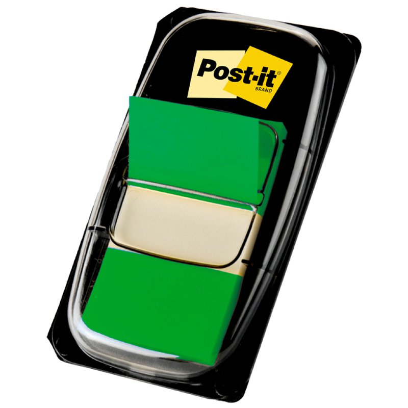 Post-it Index marqueurs adhésifs, 25,4 × 43,2 mm, turquoise, 50 pièces