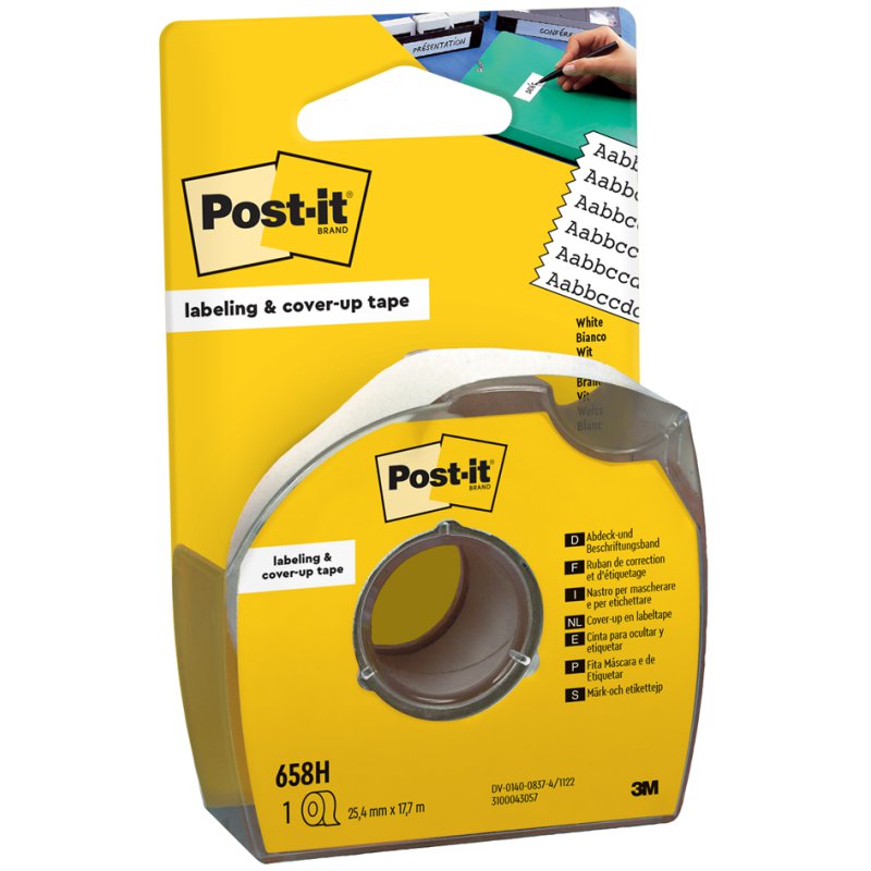 Post-it correction tape 658R, refill roll, 25 mm × 17.7 m