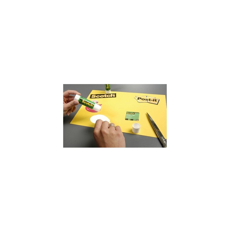 Scotch lijmstift 8g, oplosmiddelvrij, uitwasbaar, 5 stuks