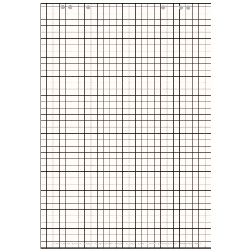 LANDRÉ bloc de conférence, 20 feuilles, blanc, 650 × 980 mm