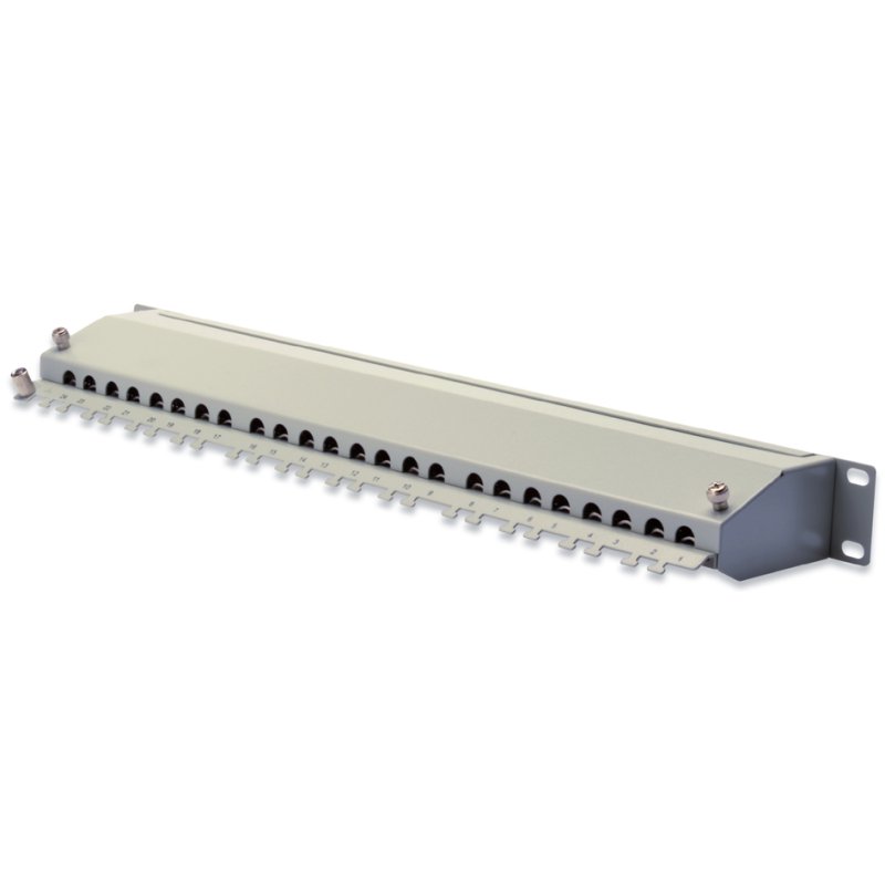 DIGITUS Panneau de brassage 19 pouces Cat.6, 48 ports, non blindé, noir
