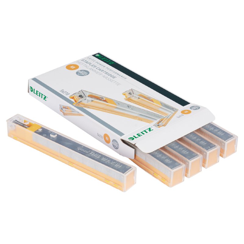 LEITZ cassette agrafes K10 pour agrafeuse 5551, vert, 1050 pièces