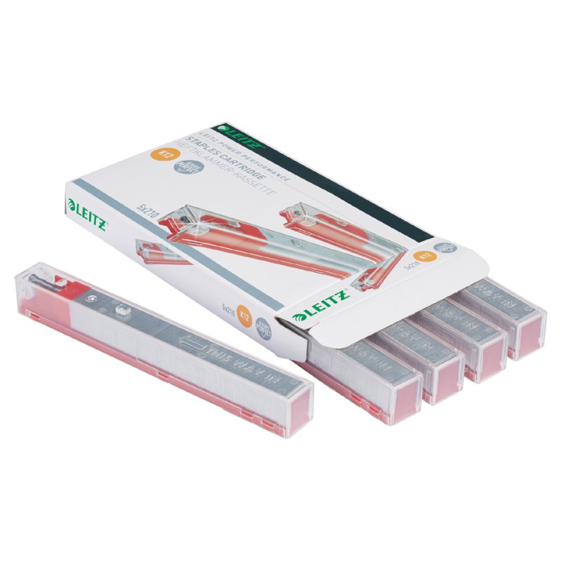 LEITZ cassette agrafes K10 pour agrafeuse 5551, vert, 1050 pièces