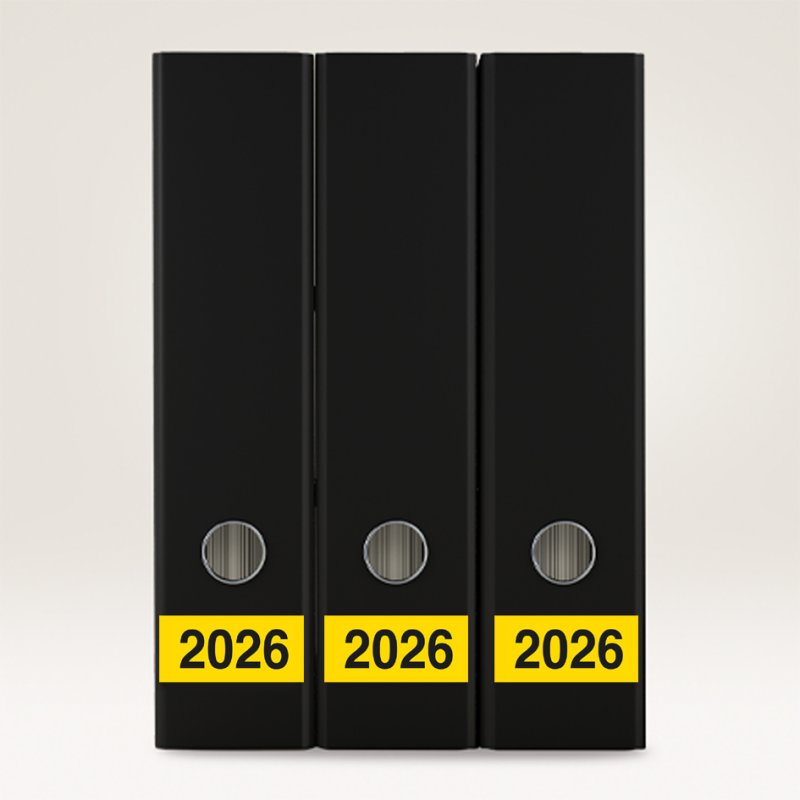 AVERY Zweckform file spine labels 2027, blue, 26×60 mm, 100 pieces