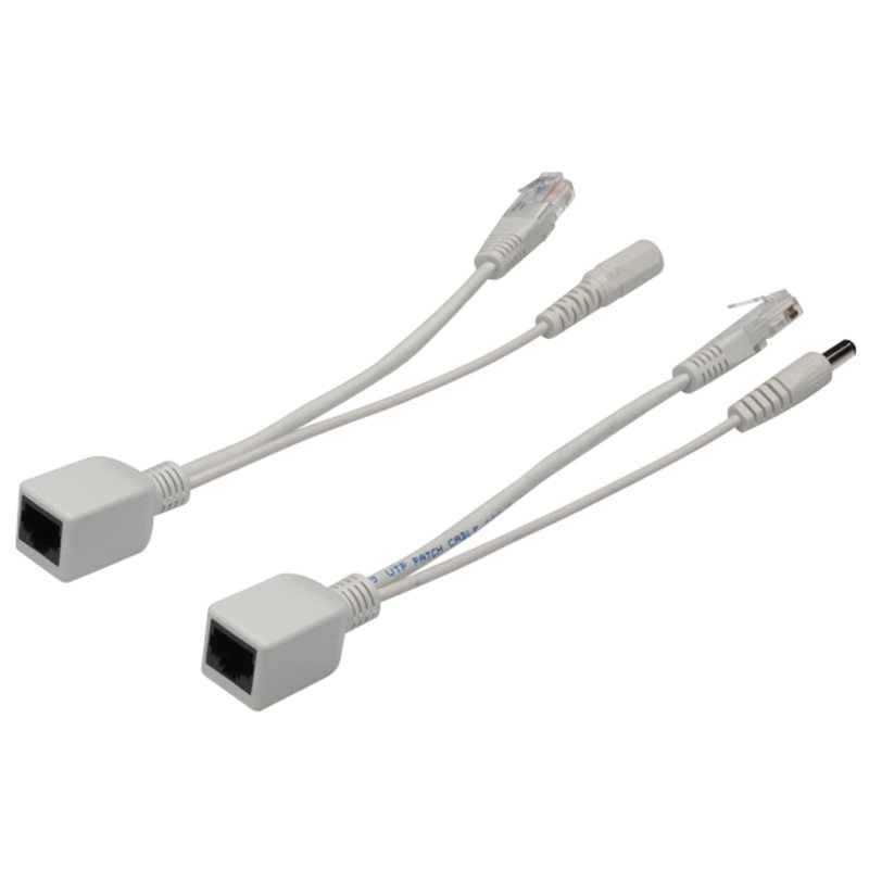 DIGITUS PoE-kabelset, passief, splitter + injector, 2-delig