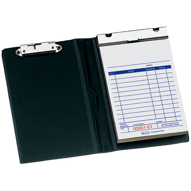 AVERY Zweckform bloc de caisse blancobloc, blanc, 100×160 mm, numéroté, 2×50 feuilles