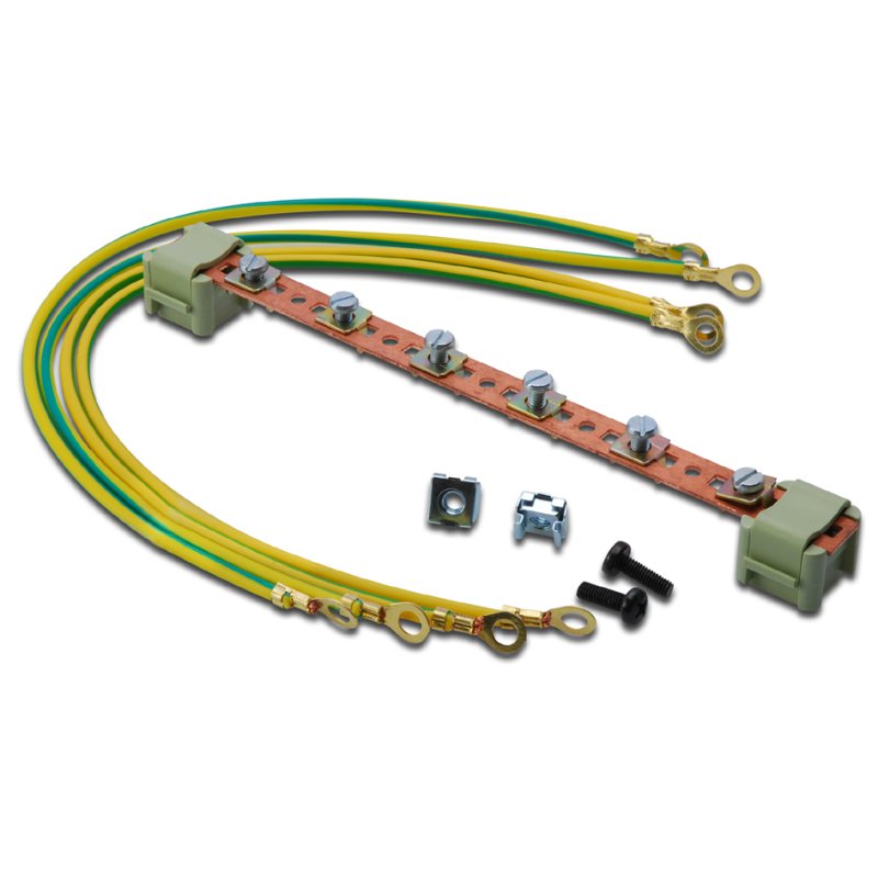 DIGITUS kit de mise à la terre DN-19 EARTH, cuivre, 6 points de connexion, 4 conducteurs de terre