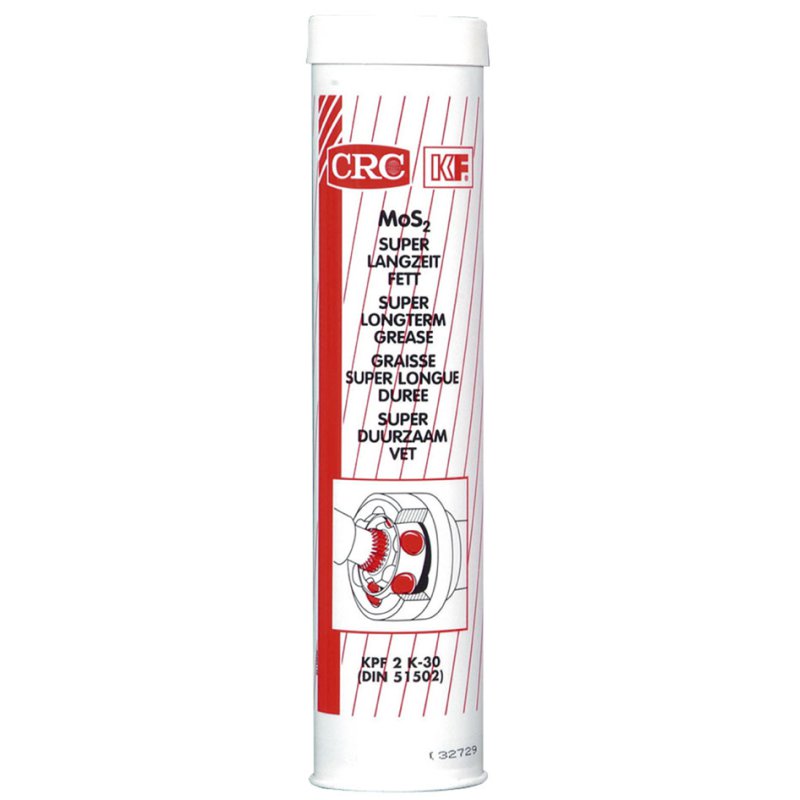 CRC MoS2 Graisse haute pression Superlongterm, cartouche 400 ml, noir