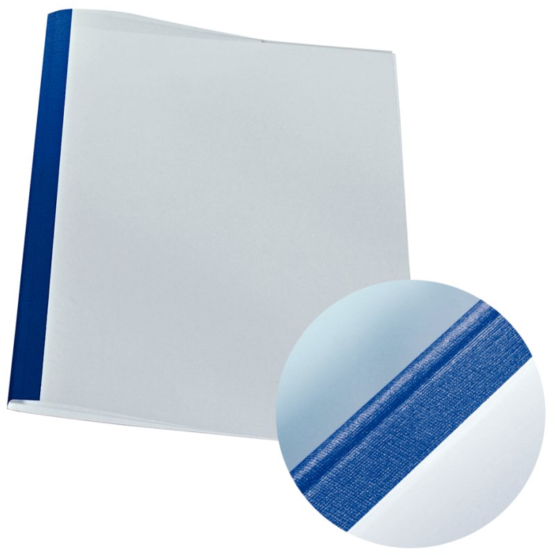 LEITZ reliures thermiques A4, 3 mm, structure lin blanc, 25 pièces