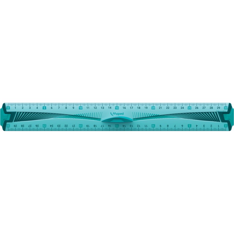 Maped règle flexible 20 cm, transparente, avec poignée