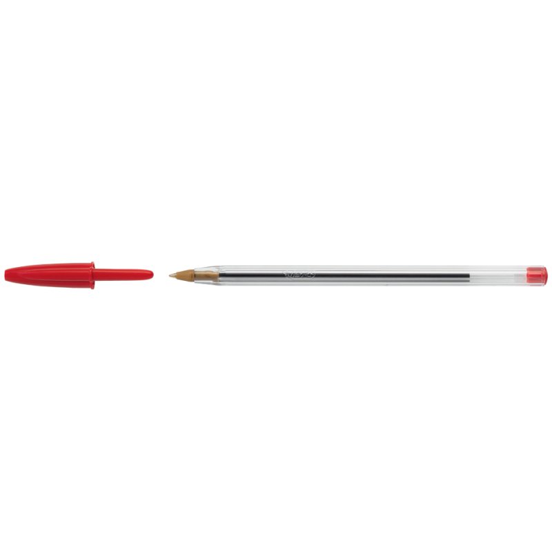 BIC Cristal stylo à bille, noir, 0,32 mm, encre indélébile