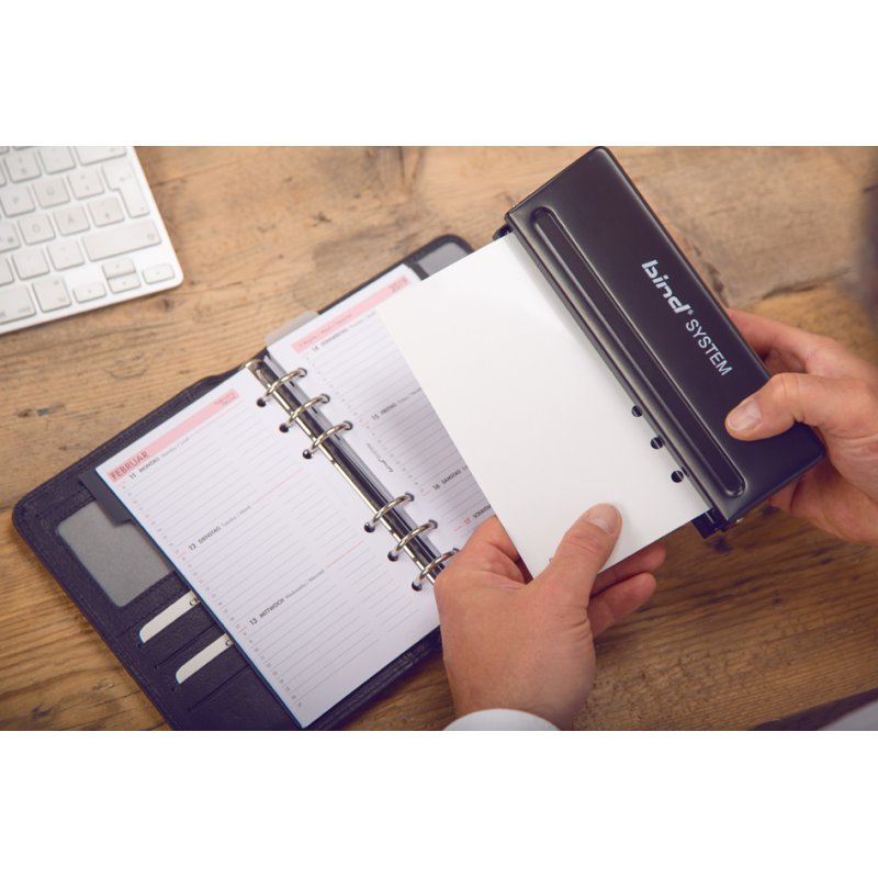 Perforateur Bind T-5005, formats A4 et A5, 10 feuilles, métal
