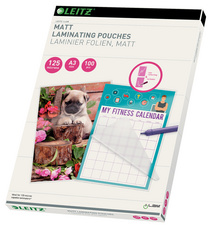 LEITZ lamineerhoes A4, mat, 250 micron, 100 stuks
