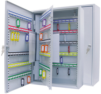 WEDO sleutelkast voor 150 sleutels, lichtgrijs, 380×140×550 mm