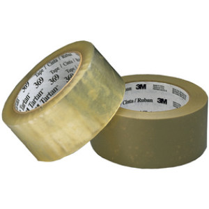 Tartan verpakkingsplakband gerruit, bruin, 50 mm × 66 m, 6 rollen