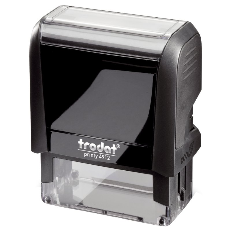 trodat tekststempelmachine Printy 4911 4.0, zelfkleurend, zwart, 37×14 mm