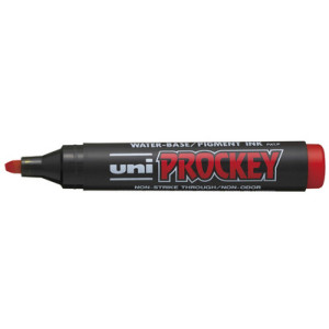 uni-ball permanente marker PROCKEY, rood, keilpunt 5,7 mm