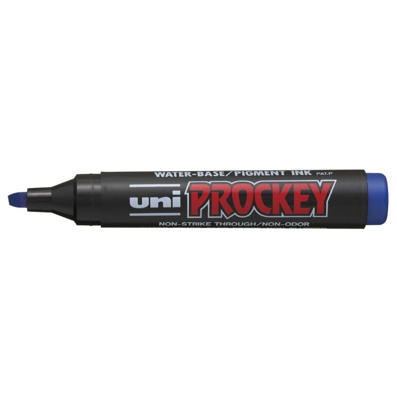 uni-ball permanent marker PM-126, blauw, wigpunt 5,7 mm