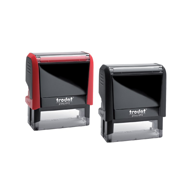 trodat tekststempel Printy 4913 4.0, zelfinkend, zwart, 58×22 mm
