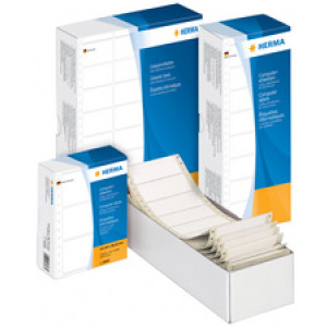 HERMA computerlabels eindloos, 1-baans, wit, 101,6 × 48,4 mm, 3.000 stuks