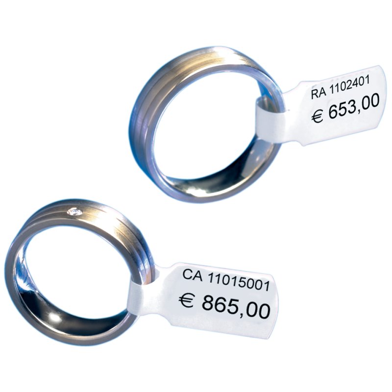 HERMA étiquettes à anneau, 10×49 mm, carton blanc, 600 pièces