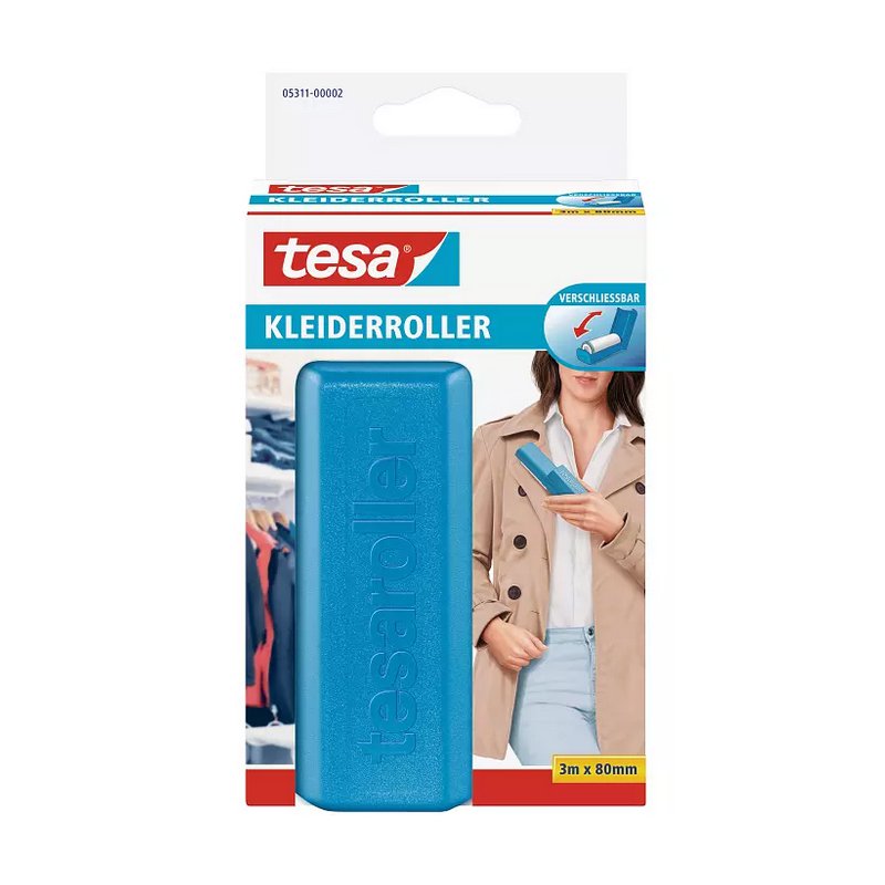 tesa recharge rouleau anti-peluches, 3 m × 80 mm