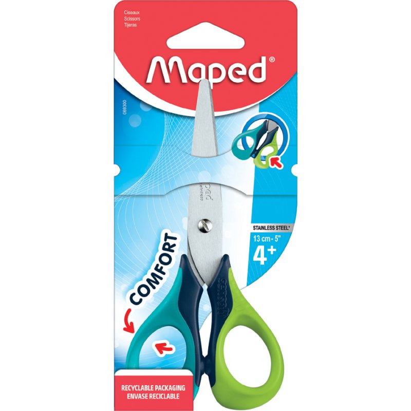 Maped ciseaux softgrip 3D, 130 mm, droitier
