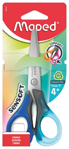 Maped naaiknutselschaar Sensoft 3D, linkshandig, 130 mm, geborsteld edelstaal