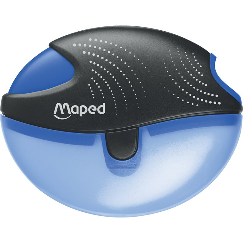 Maped taille-crayon Galactic, plastique coloré, assortiment bleu/jaune/violet