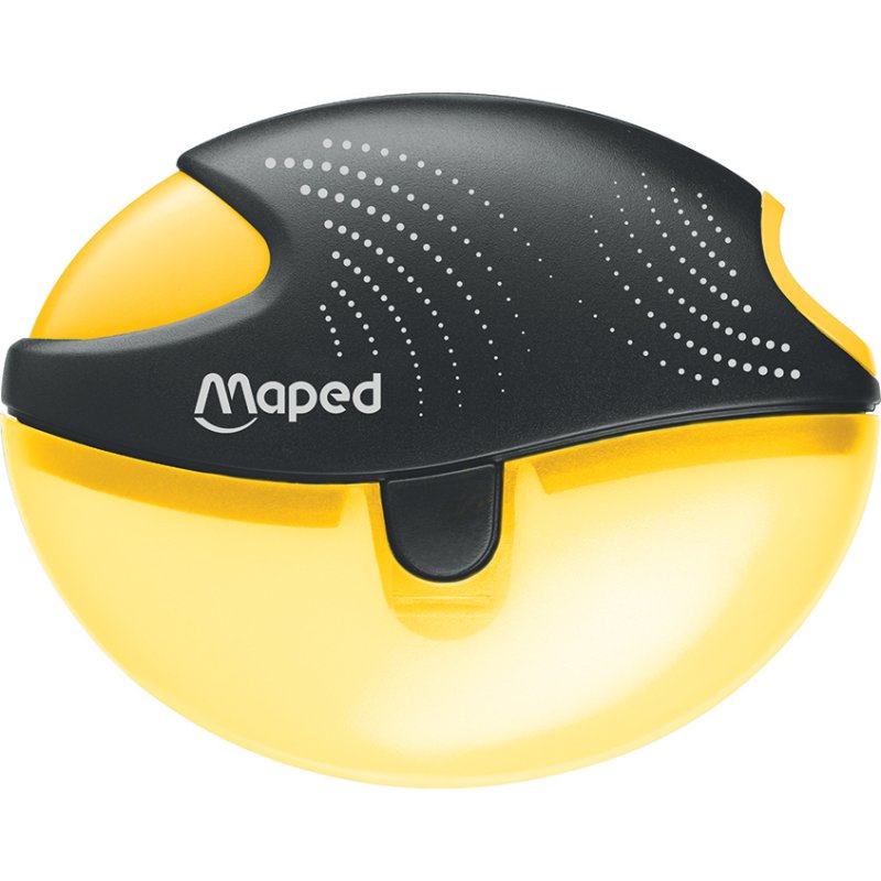Maped taille-crayon Galactic, plastique coloré, assortiment bleu/jaune/violet