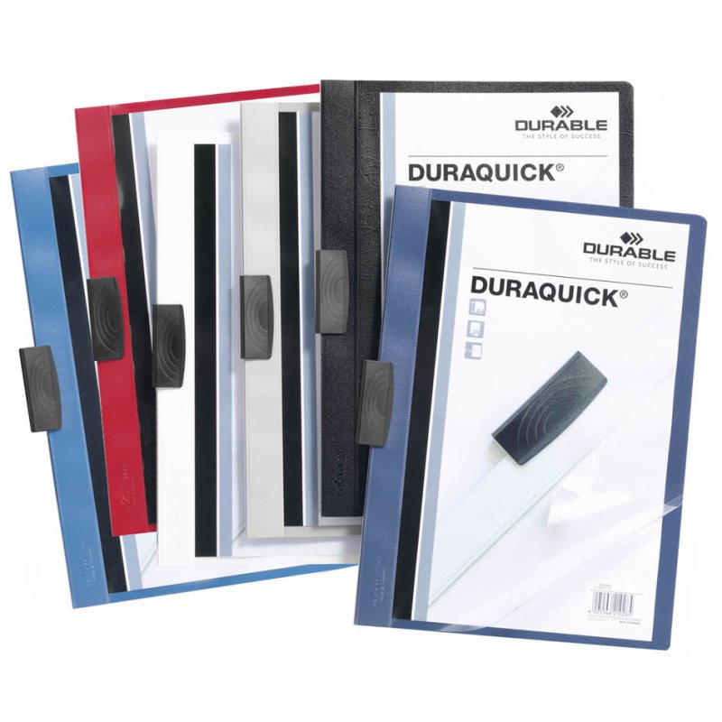 DURABLE porte-bloc DURAQUICK A4, rouge, 20 feuilles