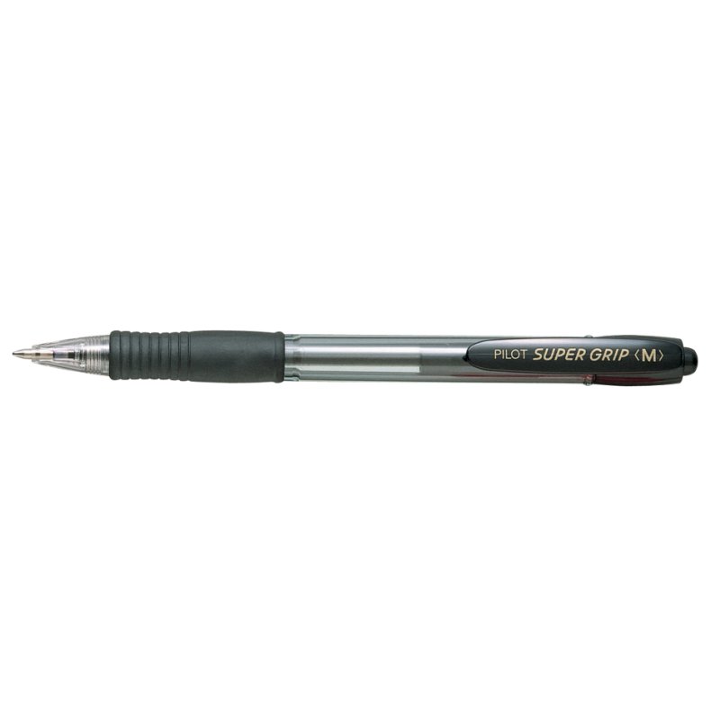 PILOT balpen met rubberen grip, rood, 0,21 mm, documentecht