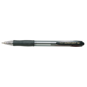 PILOT balpen met rubberen grip, rood, 0,21 mm, documentecht