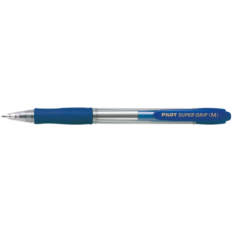 PILOT balpen met rubberen grip, rood, 0,21 mm, documentecht