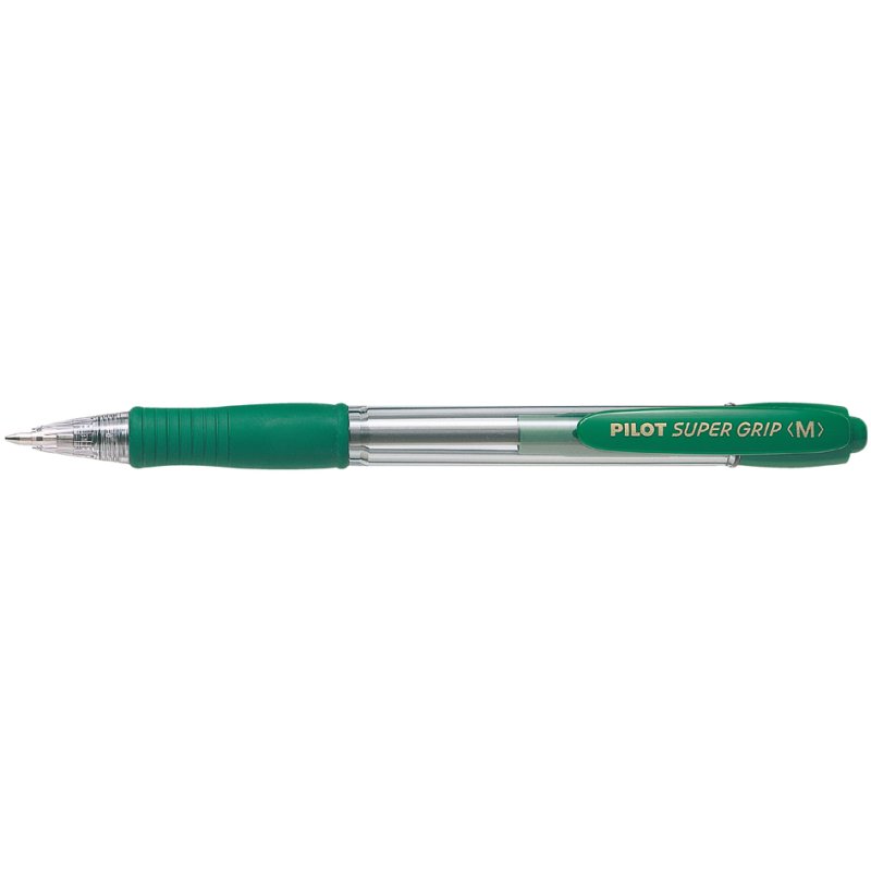 PILOT balpen met rubberen grip, rood, 0,21 mm, documentecht