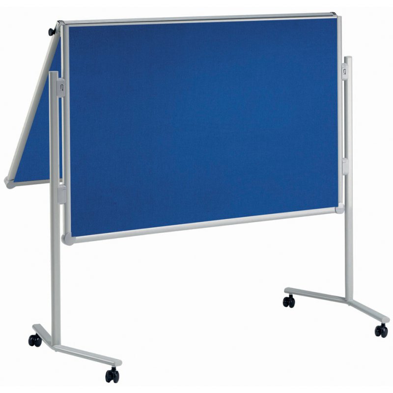 MAUL moderatietafel professioneel, inklapbaar, blauw, 1,95 m