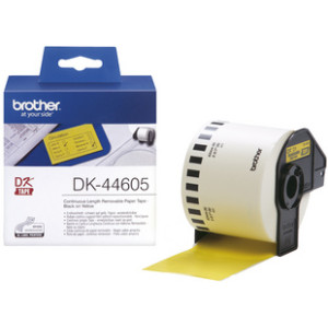 Brother DK-44205 eindloze etiketten papier, herpositioneerbaar, wit, 62 mm × 30,48 m