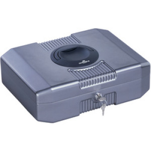 DURABLE geldkassette grijs 352x276x120mm met cilinderslot