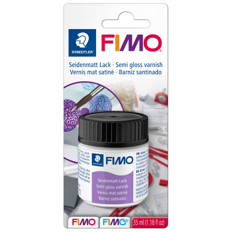 FIMO silk matt lacquer, transparent, water-based