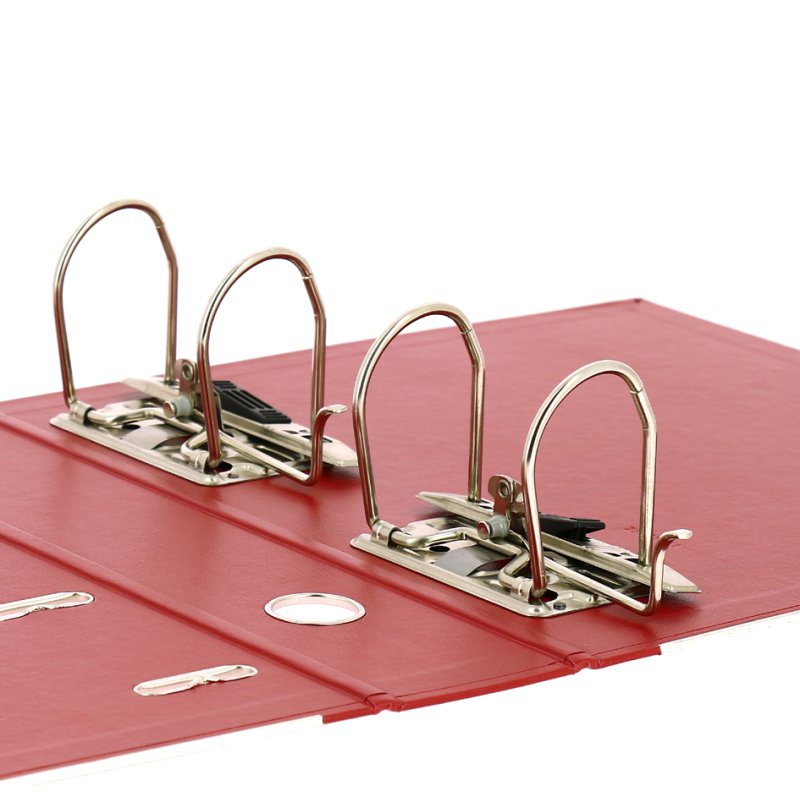 ELBA classeur double rado plast, rouge, 75 mm