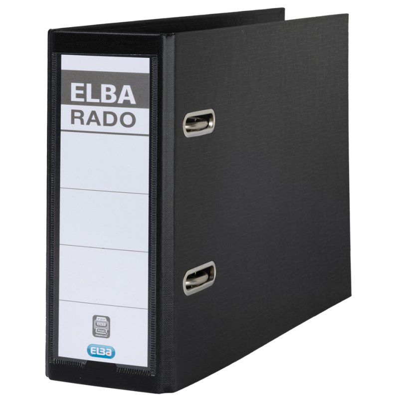 ELBA classeur rado plast A5 debout, rouge, 75 mm