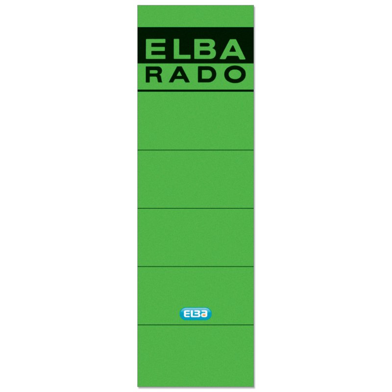 ELBA étiquettes de largeur de dos, 80 mm de large, chamois, 10 pièces