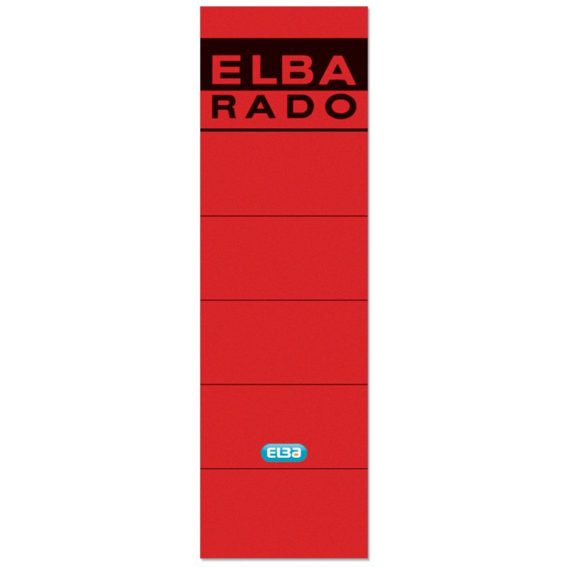 ELBA étiquettes de largeur de dos, 80 mm de large, chamois, 10 pièces