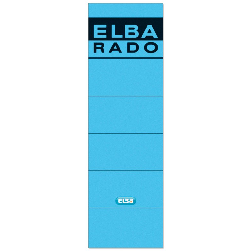 ELBA étiquettes de largeur de dos, 80 mm de large, chamois, 10 pièces