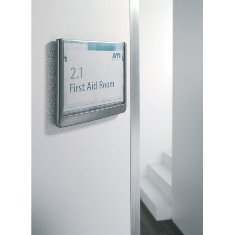 DURABLE deurbordje CLICK SIGN, 149 × 148,5 mm, grafiet