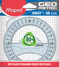 Maped gradenboog 360 graden, transparant