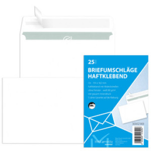 MAILmedia enveloppen DIN Lang, wit, 80 g/m², 25 stuks