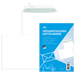 MAILmedia verzendenvelop C5, offsetwit, zonder venster, 10 stuks